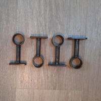 Antique Brass Top Fix - Image 2