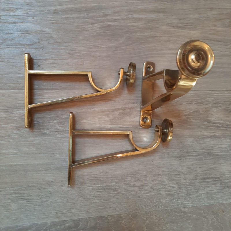 Extended Brass End Brackets - Image 2