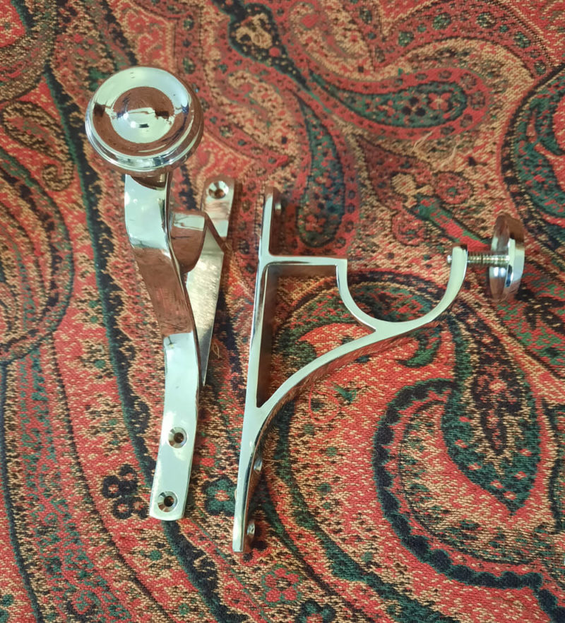 Nickel Plated End Brackets - Image 2