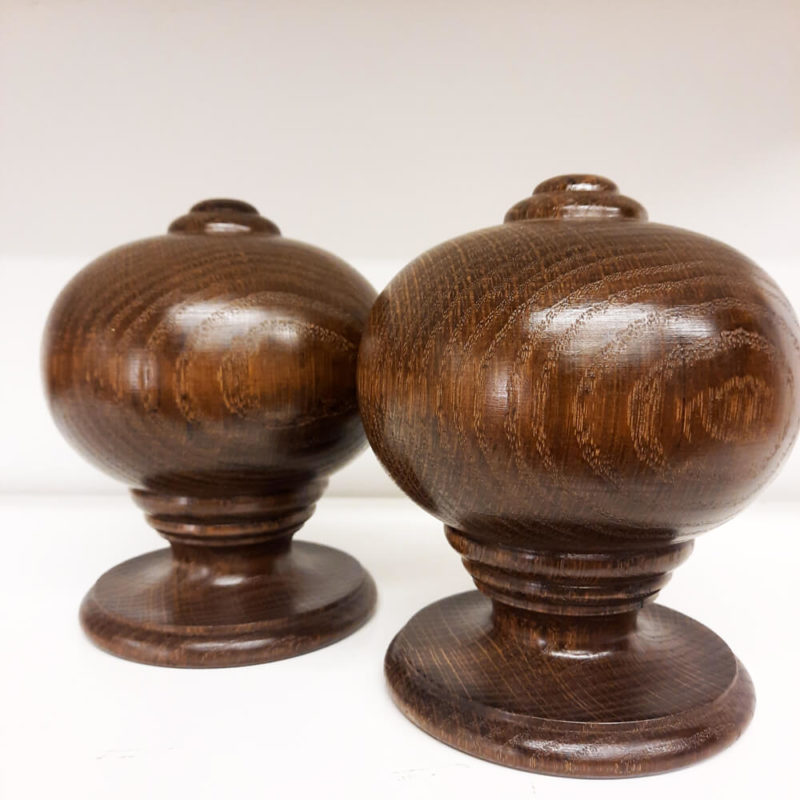 Simple Ball & Button finials