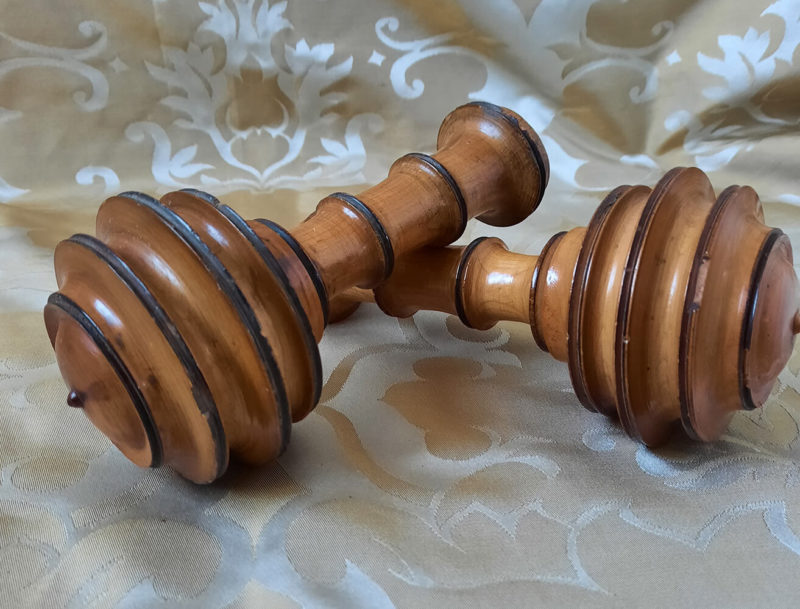 Antique Bamboo Tiebacks - Image 2