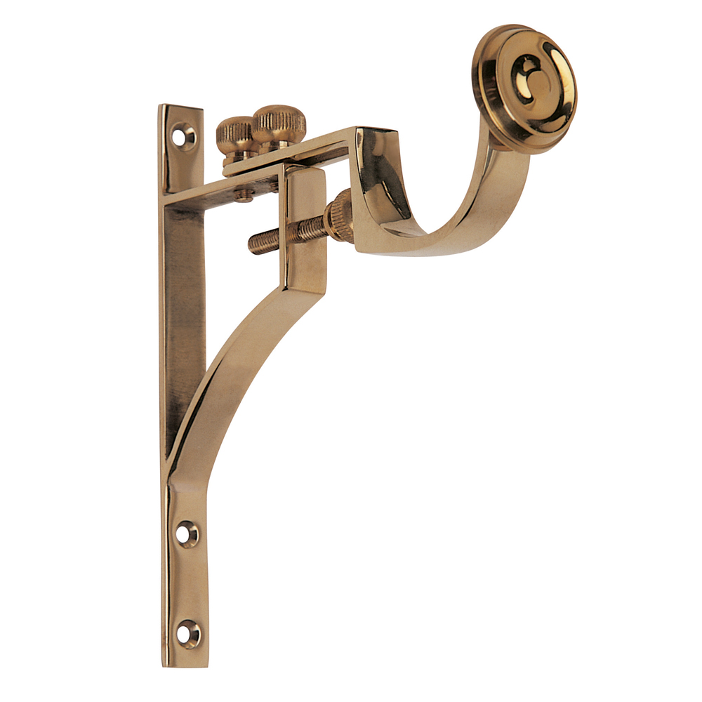 brass adjustable end bracket