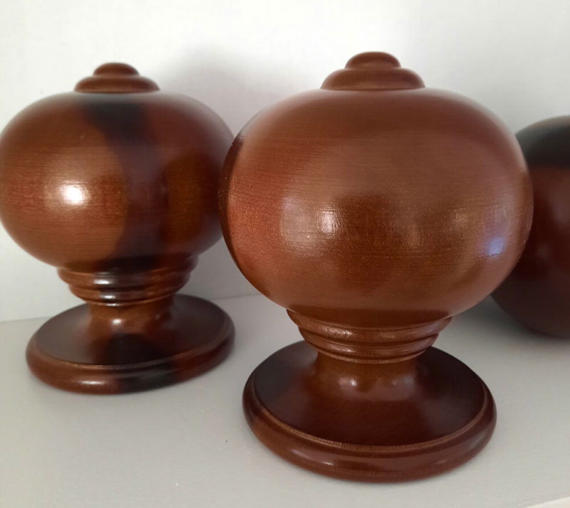 Simple Ball & Button finials - Image 2