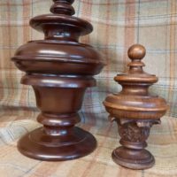 Leaf and Rib large finials - Image 2