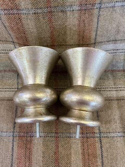 Distressed Silver DML Thistle finials - Image 4