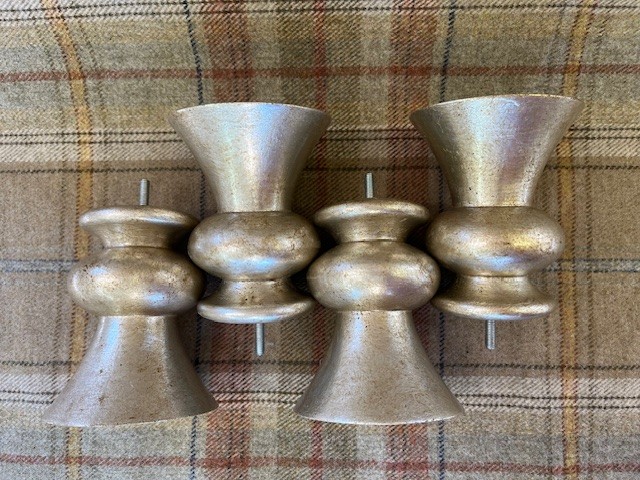 Distressed Silver DML Thistle finials - Image 3