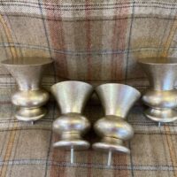 Distressed Silver DML Thistle finials