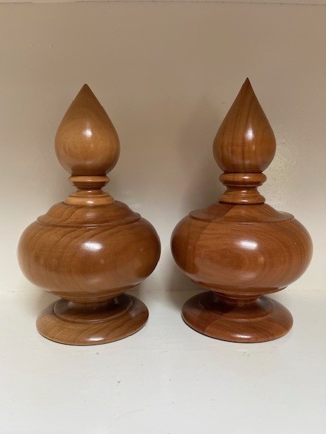Sycamore Oval & Pear finials - Image 3