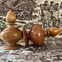 Sycamore Oval & Pear finials