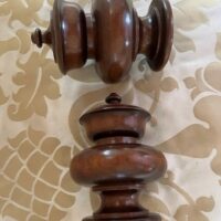 Walnut Classic finials