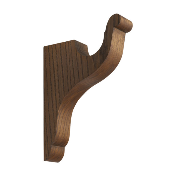 Scroll Cup Wood Bracket