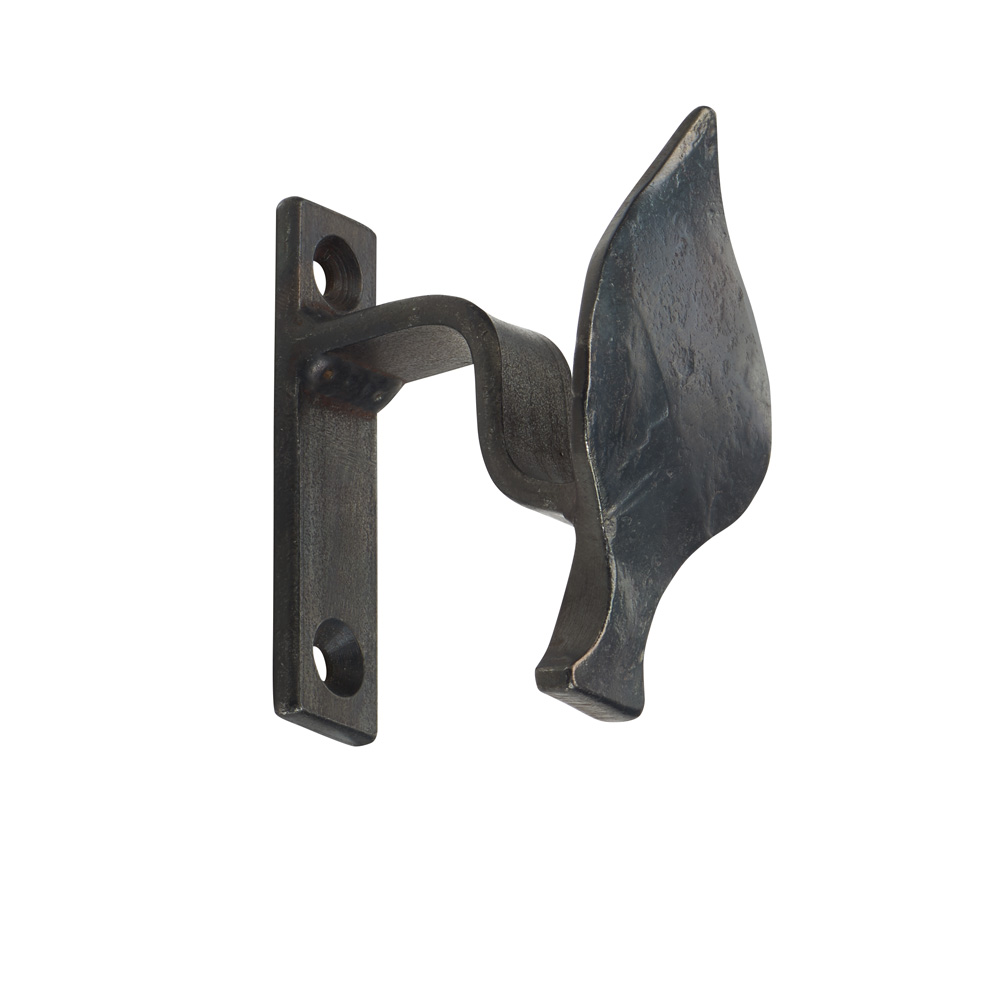 Leaf bracket, blacksmith black steel