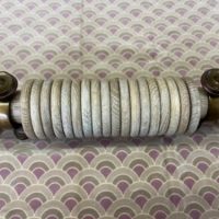 Limed Oak pole with brackets and rings. - Image 4