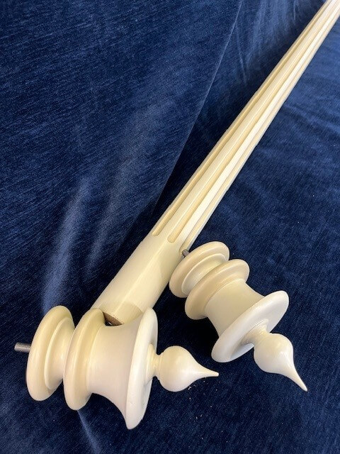 Long Fluted pole with Vase finials - Image 2