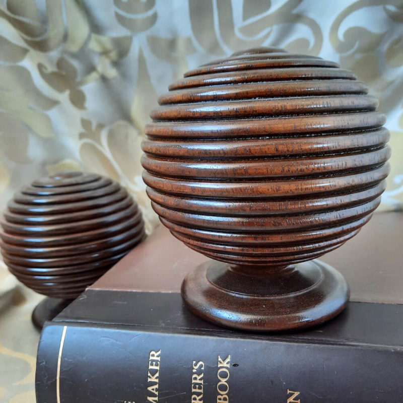 Ribbed Ball Finials - Image 2
