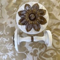 Rambouillet Gilt Waterleaf tiebacks