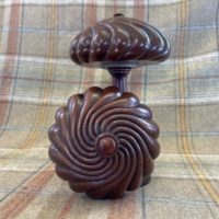 Antique Mahogany Swirl tiebacks