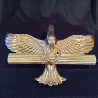 Carved and gilded Swans x 2