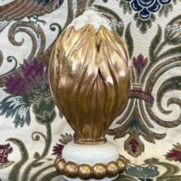 Pearl and Leaves finial