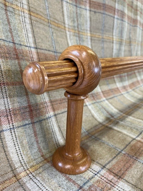 Oak Towel Rail - Image 3