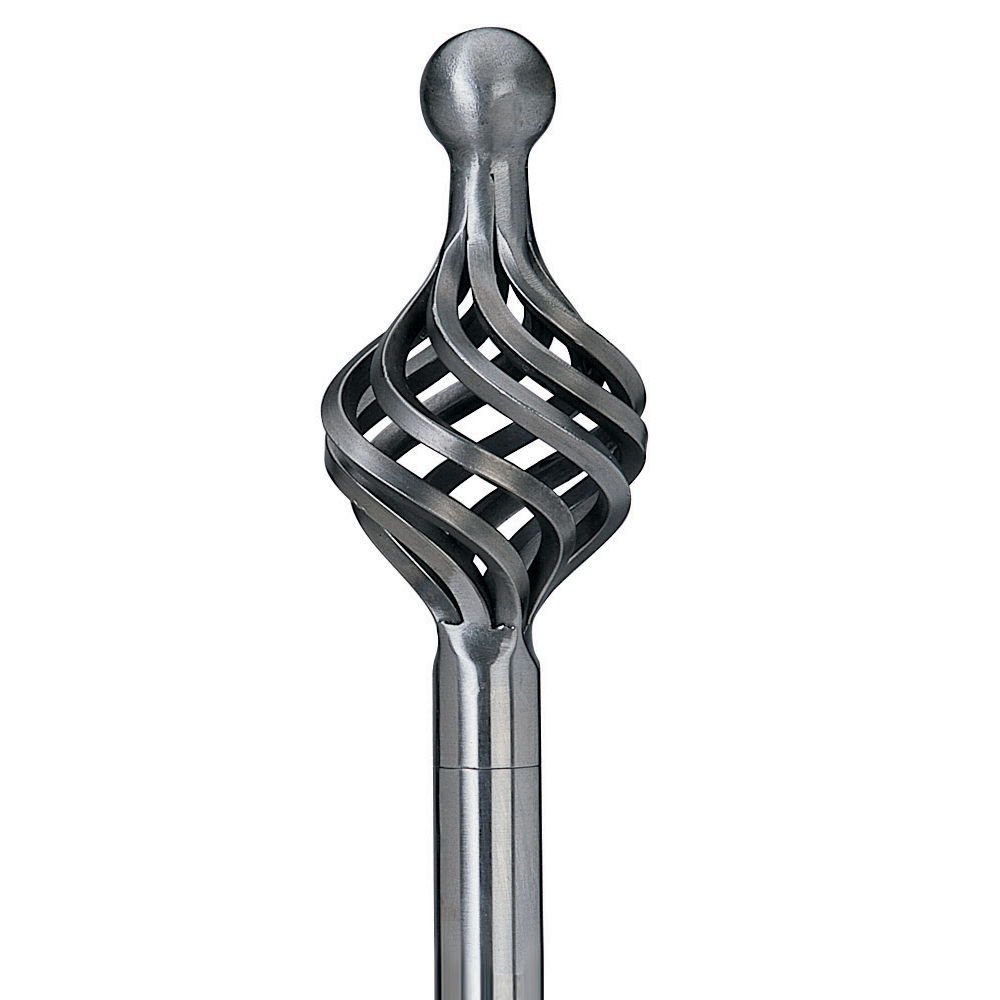 Cage and Ball finial, steel
