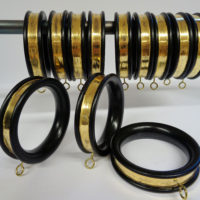 Real gold gilded profile rings