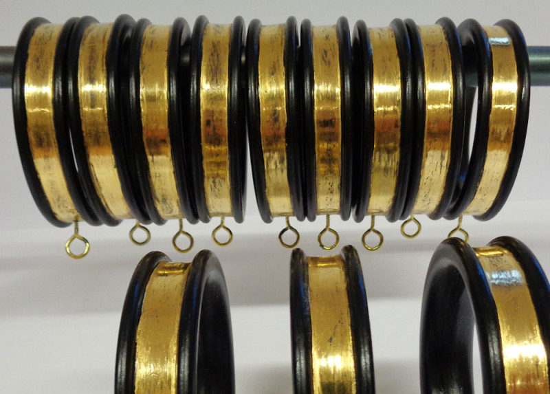 Real gold gilded profile rings - Image 2